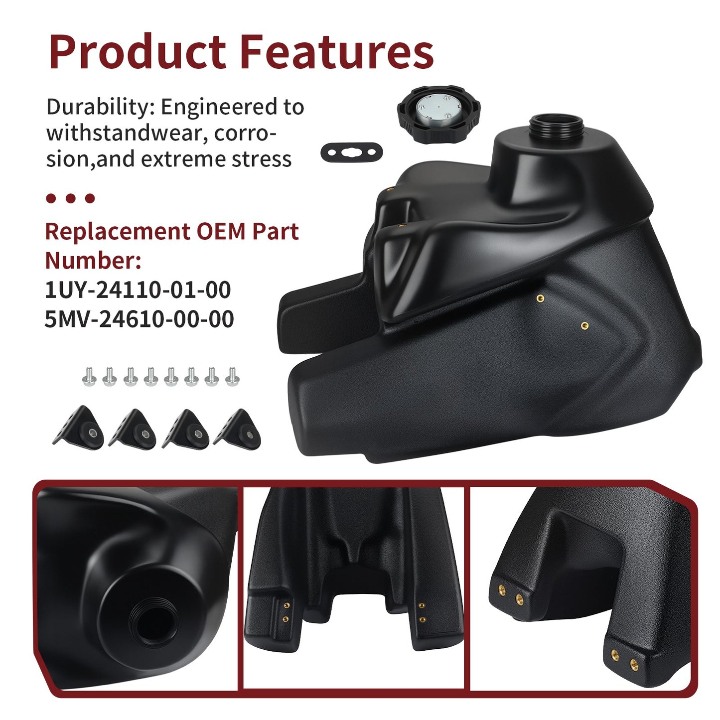 Fuel Gas Tank for Yamaha Warrior YFM 350 (1987–2004)