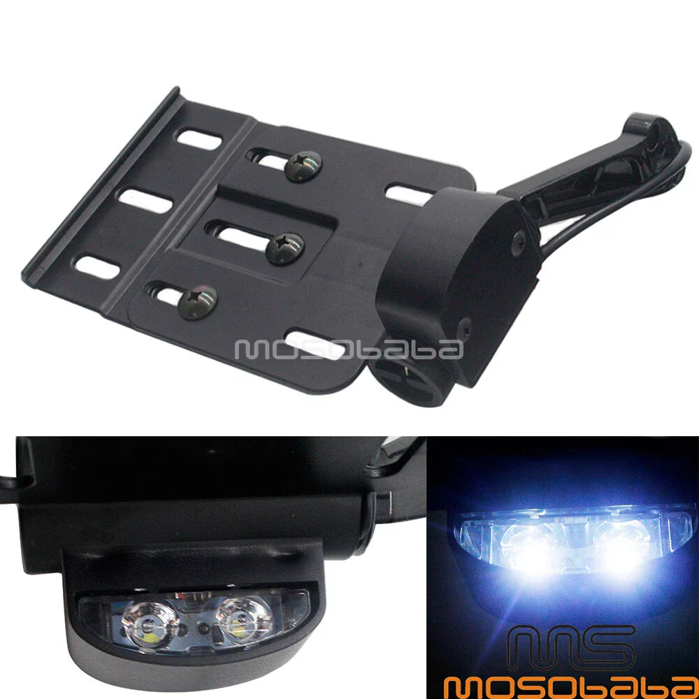 Telescopic LED Side Mount License Plate Bracket for Harley Sportster (2004-2023)