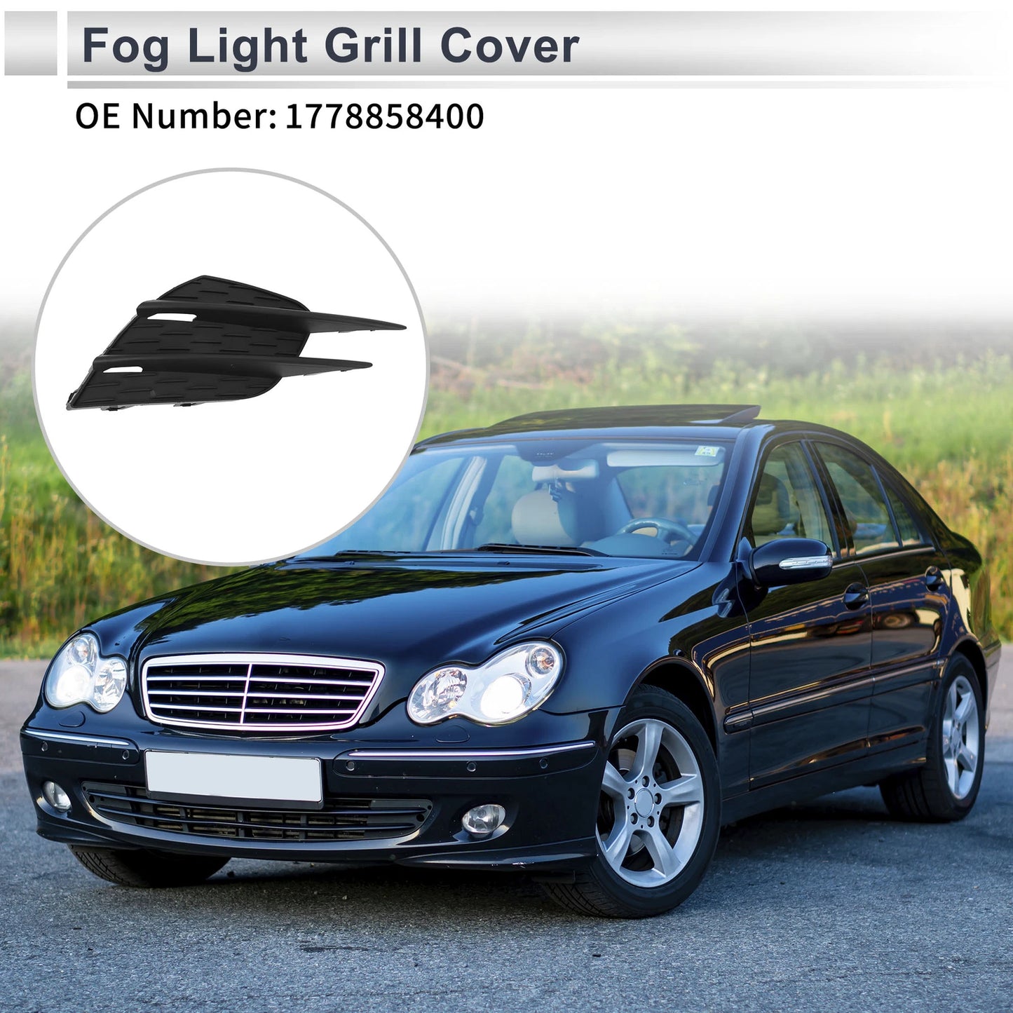 1 Pc Fog Light Grill for Mercedes Benz W177 (2019–2020) No. 1778858400