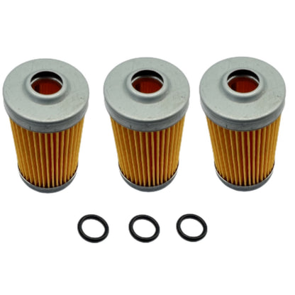 Set of 3 Fuel Filters for Yanmar 3TN82E, 3TN82TE, 3TN84E