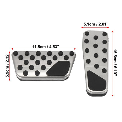 Brake & Gas Pedal Cover Set for Dodge Challenger Charger (2009-2019)