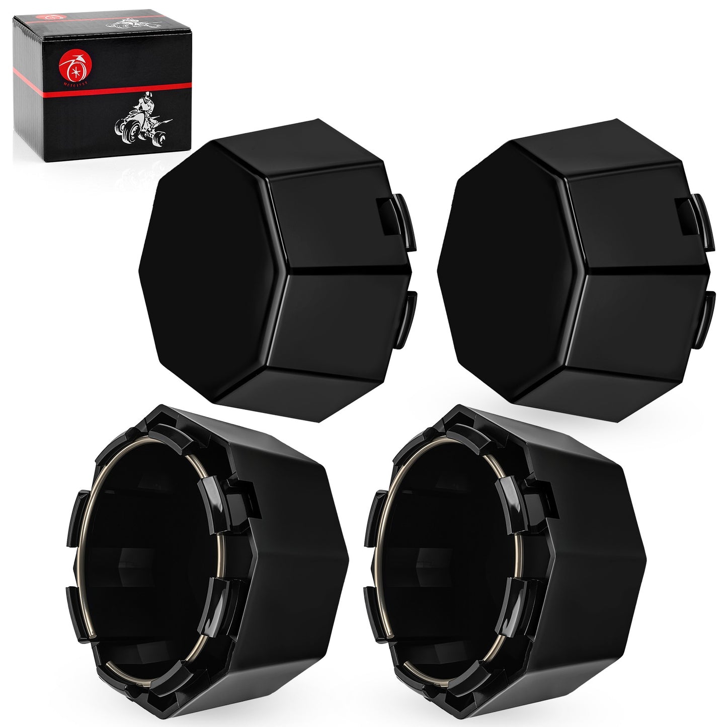 Set of 4 Hub Caps for Polaris Sportsman 570 (2015–2025)