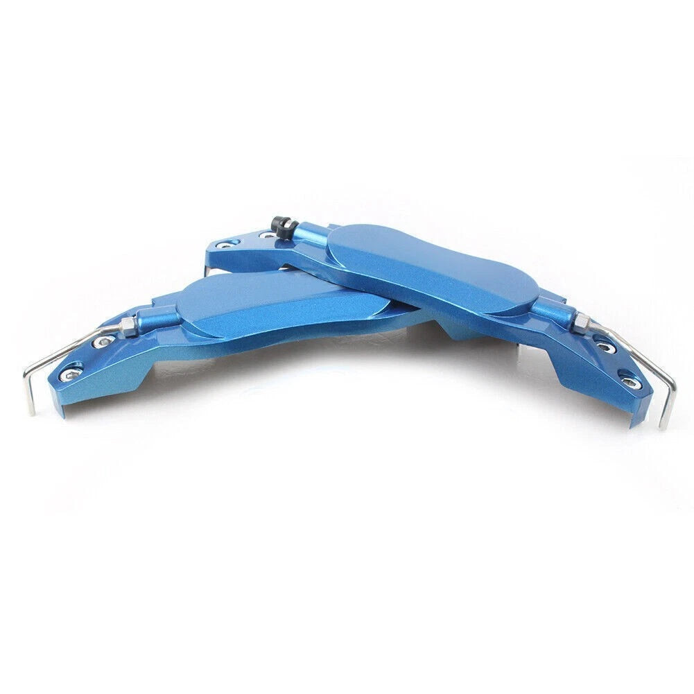 2pcs Metal Brake Caliper Covers for Universal Fit (Medium Blue)