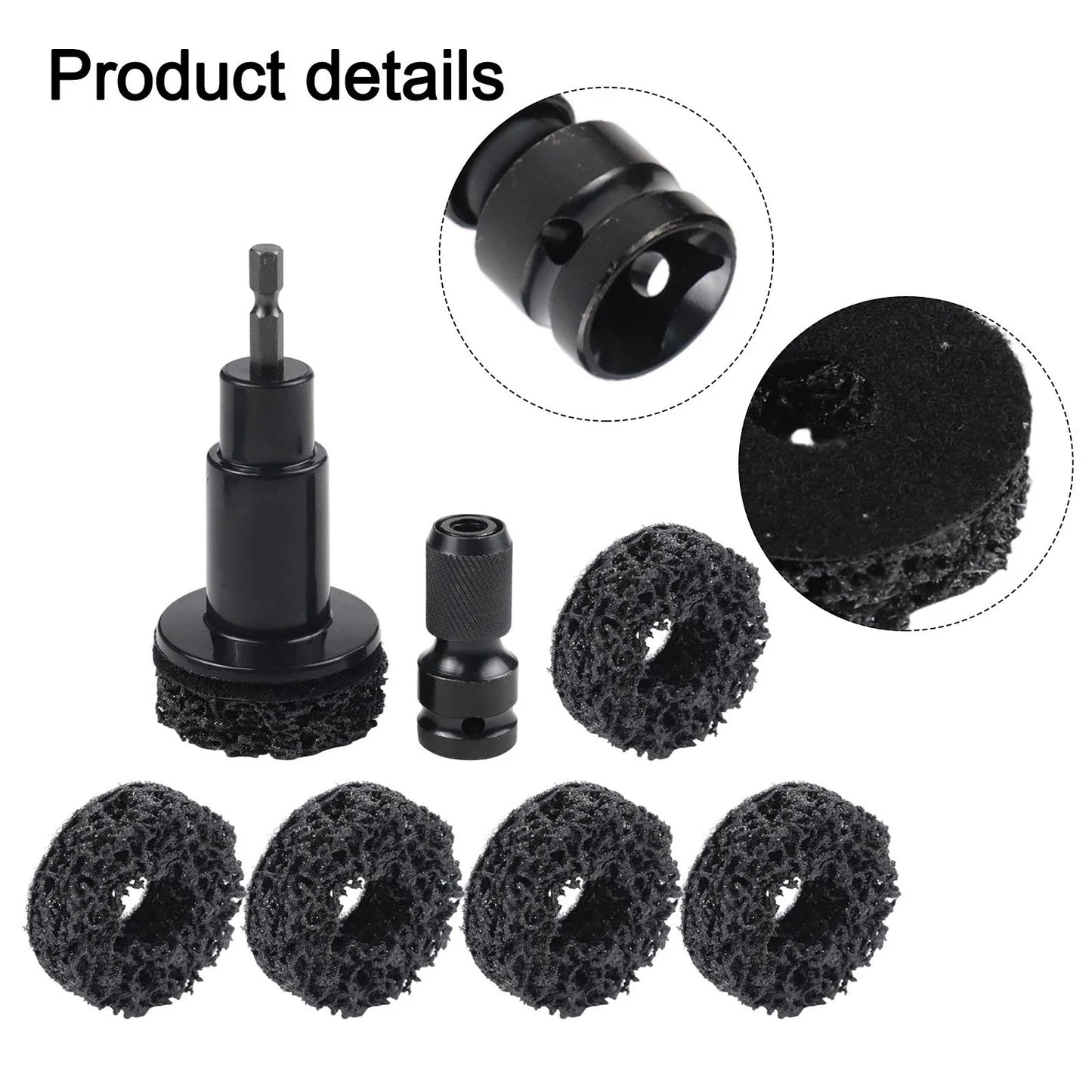 8PCS / Automotive Rust Removal Tools for Hub Shafts and Brake Disc Cleaning