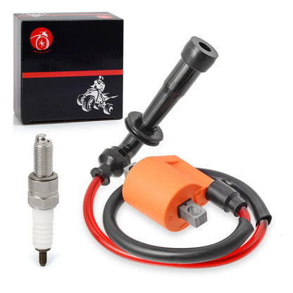 Ignition Coil Spark Plug + CAP for Suzuki DRZ400S/DRZ400E/DRZ400SM/DRZ400 (2000–2023)
