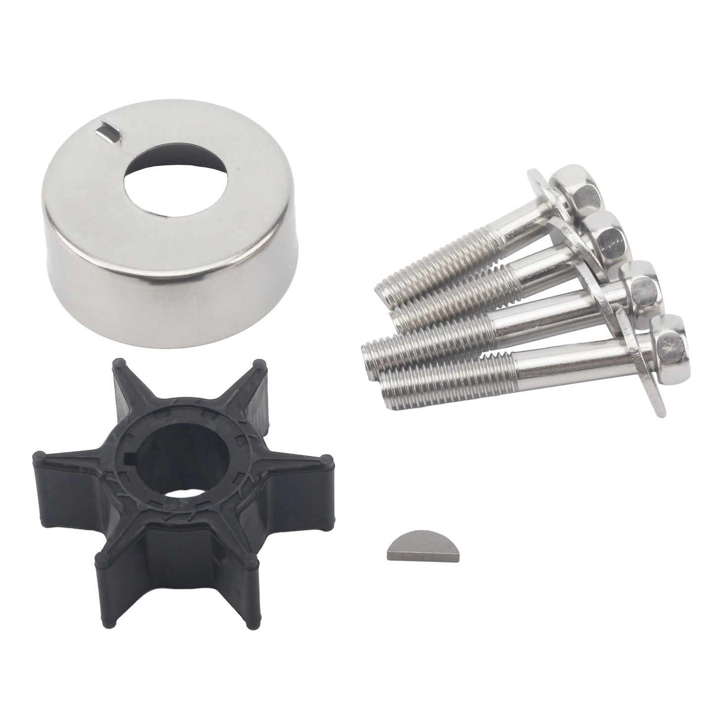 Outboard Water Pump Impeller Service Kit for Yamaha 2-Stroke (25HP, 30HP)