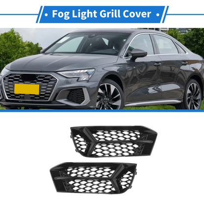 1 Pair Fog Light Grills for Audi A3 (2017–2020) No. 8V5807681AA