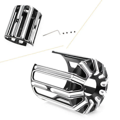 Black Aluminum Oil Filter Cover Cap Trim for Harley Twin Cam Dyna (2000-2017)