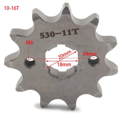10T Front Sprocket Cog for 125cc-350cc Dirt Pit Bike ATV Go Kart
