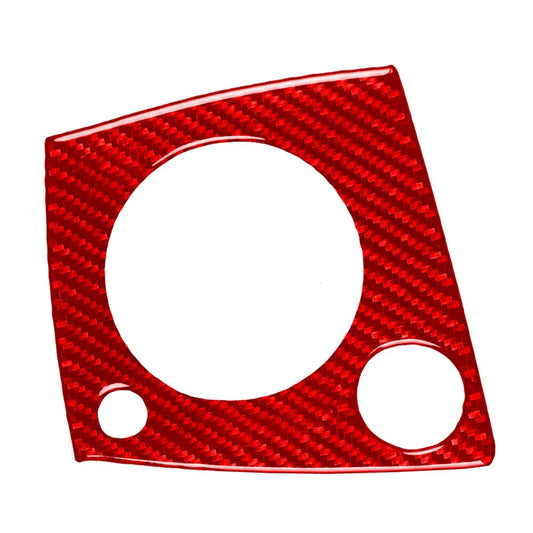 Red Carbon Fiber Gear Shift Panel Cover Trim for Alfa Romeo 159 (2006-2011)