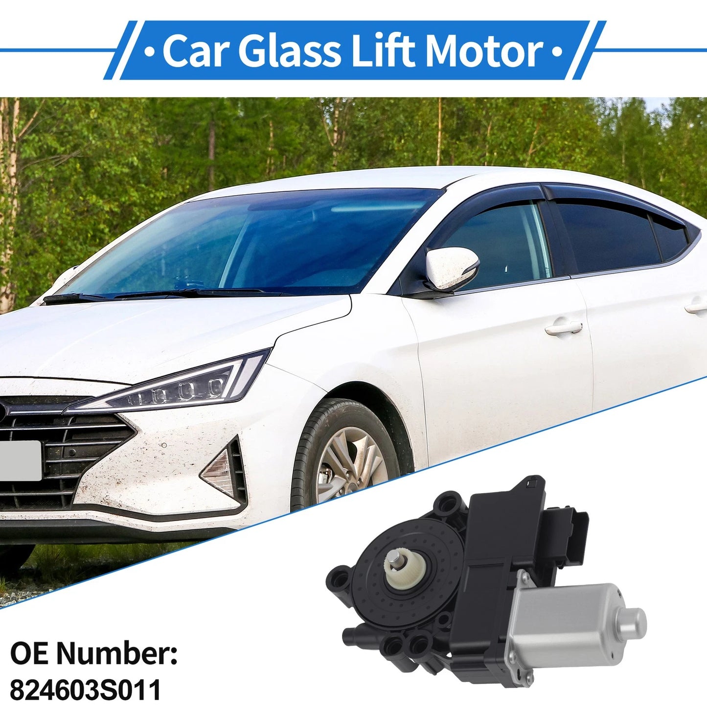 Power Window Regulator Lift Motor 824603S011 for Hyundai Elantra/i30 (2011–2014)