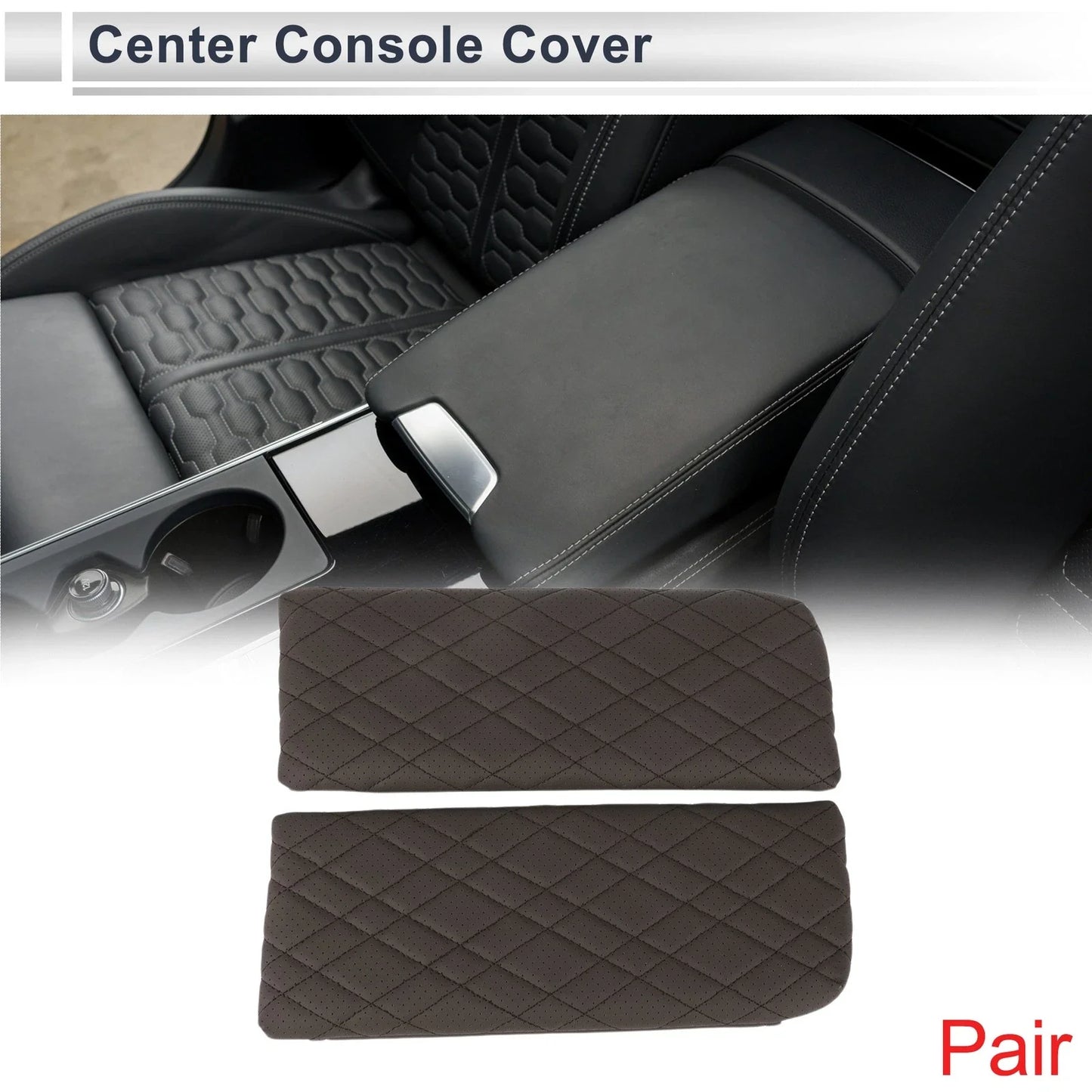 Center Console Cover with Storage Bag for BMW X7 (2019-2023)