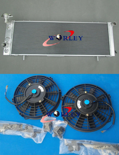 3 Rows Radiator with Shroud and Fans for Jeep Cherokee XJ (1991–2001)
