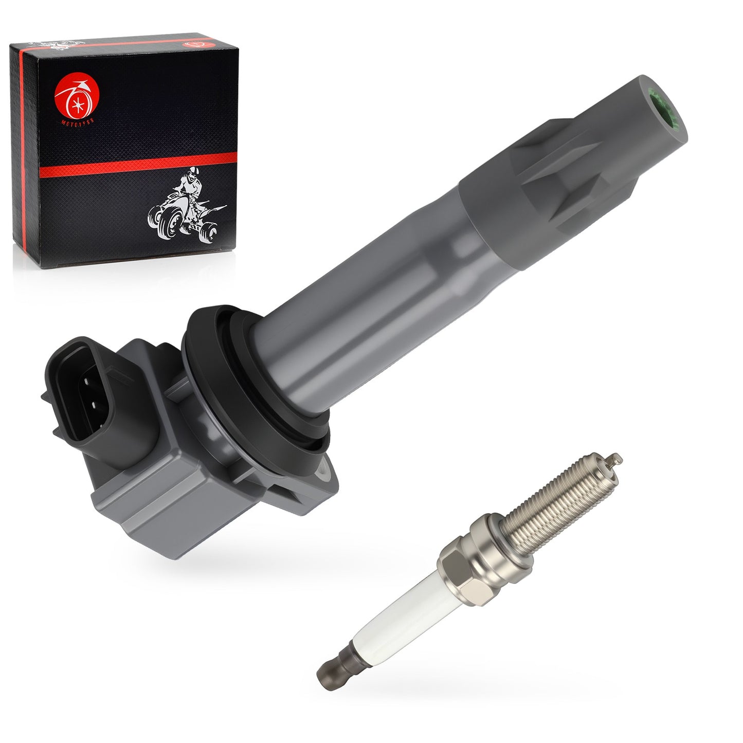 Ignition Coil & Spark Plug Set for Can-Am Maverick X3 Turbo (2023–2024)