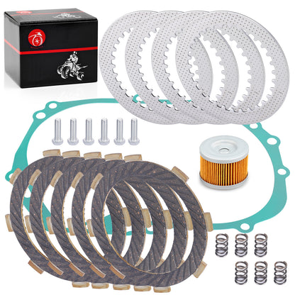 Clutch Friction Steel Plates Kit for Kawasaki KLX110 KLX110L (2002–2024)