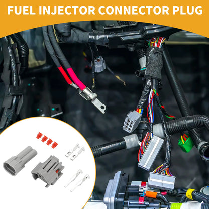 2 Pin Fuel Injector Connector Plug for Toyota