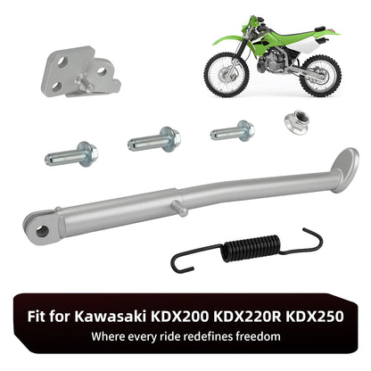Kick Side Stand Kit for Kawasaki KDX200 KDX220R KDX250 (1991–2006)
