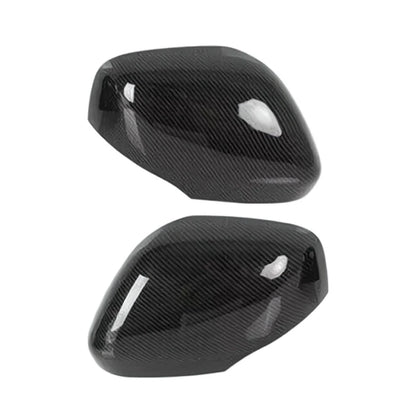 ABS Carbon Fiber Rear View Mirror Cover Trim for Nissan Armada (2017-2023)