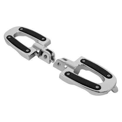 Chrome Foot Peg Footrest for Harley Softail Fat Boy Low Rider (2018-2025)