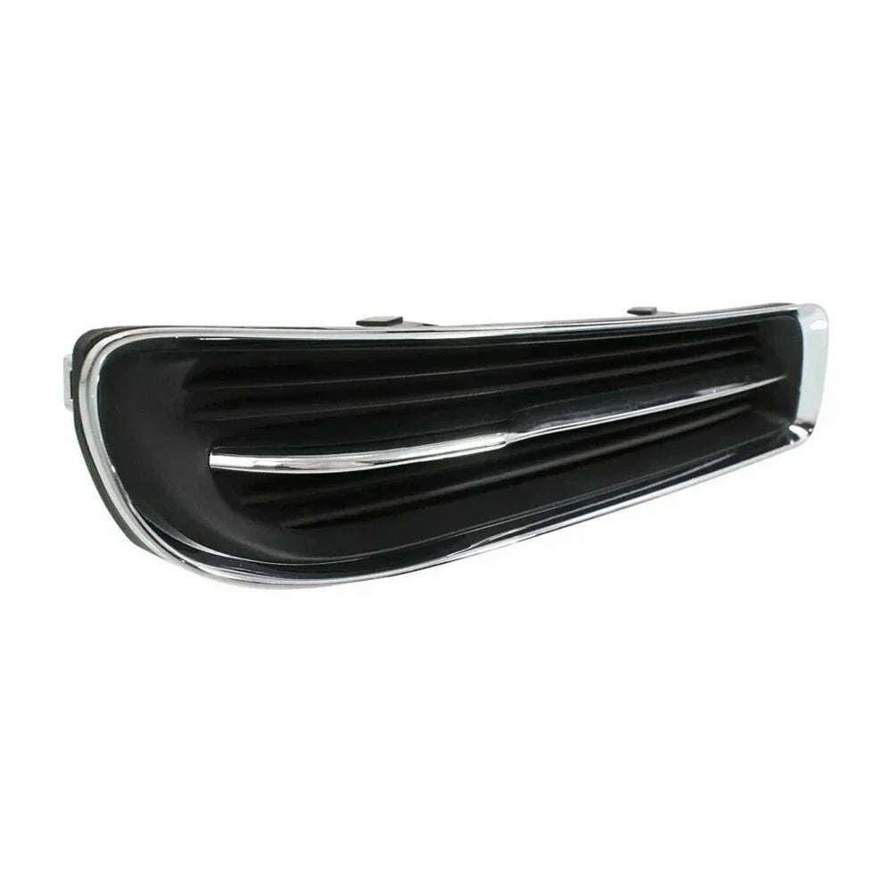 Fog Light Lamp Hole Covers for 2011-14 Chrysler 300 Black Chrome Trim