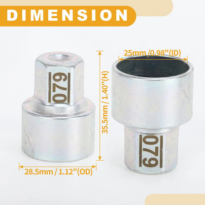 Wheel Lock Lugnut Antitheft Screw Nut Removal Key Socket for BMW MINI COOPER