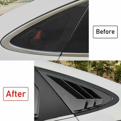 Carbon Fiber Side Vent Window Louver Cover Trim for Hyundai Sonata (2020–2023)