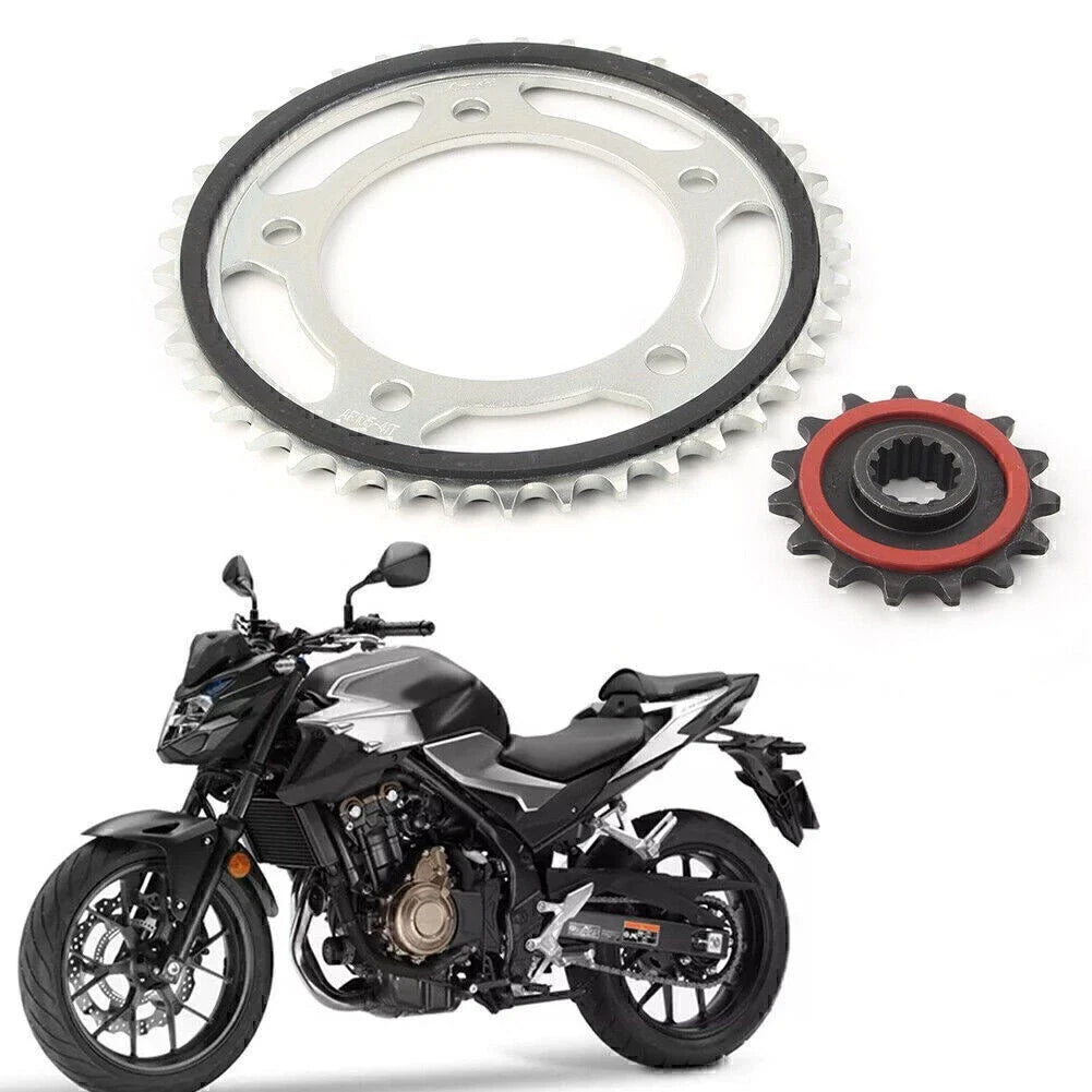 15T Front & 41T Rear Sprockets for Honda CB500F (2013-2017)