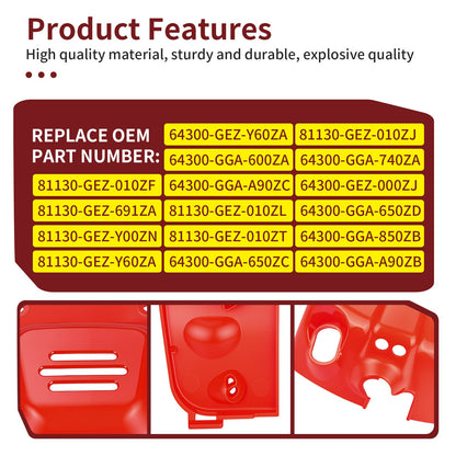 Front Cover Plate Set for Honda Ruckus 50 (2003–2024)