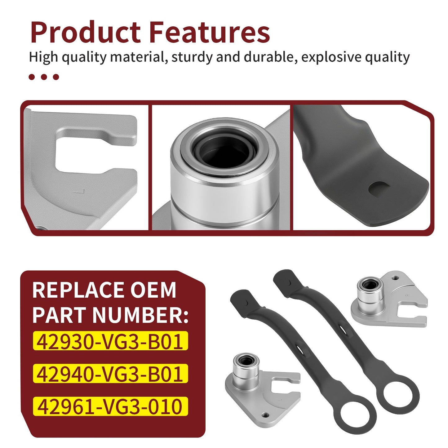 Rear Tire Pivot Set with Adjuster Arm for Honda