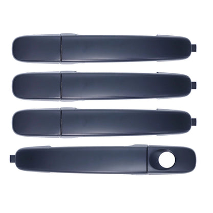 Set of 4 Outer Door Handles Black for Ford Falcon FG (2008–2016)