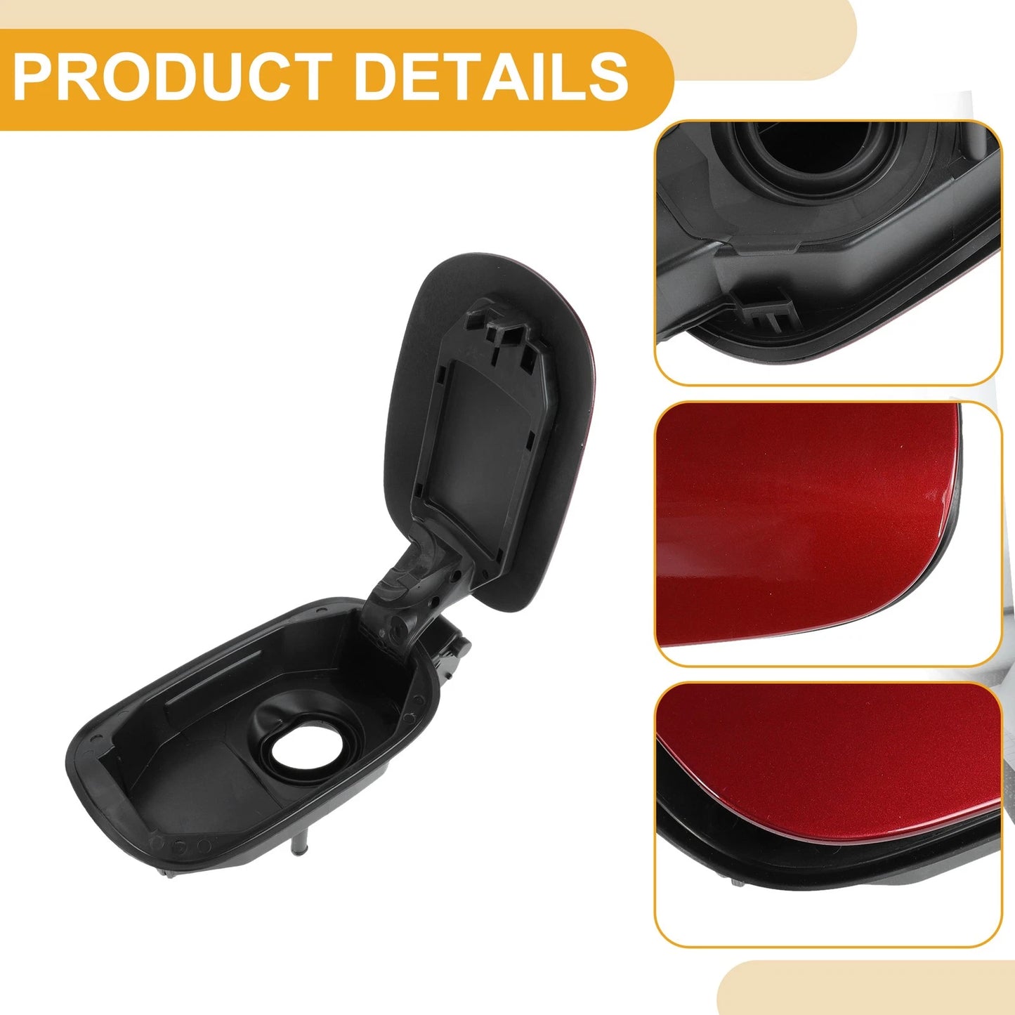 Fuel Tank Door Cap for Mercedes-Benz W205 (2014–2021) Red Filler Flap Cover