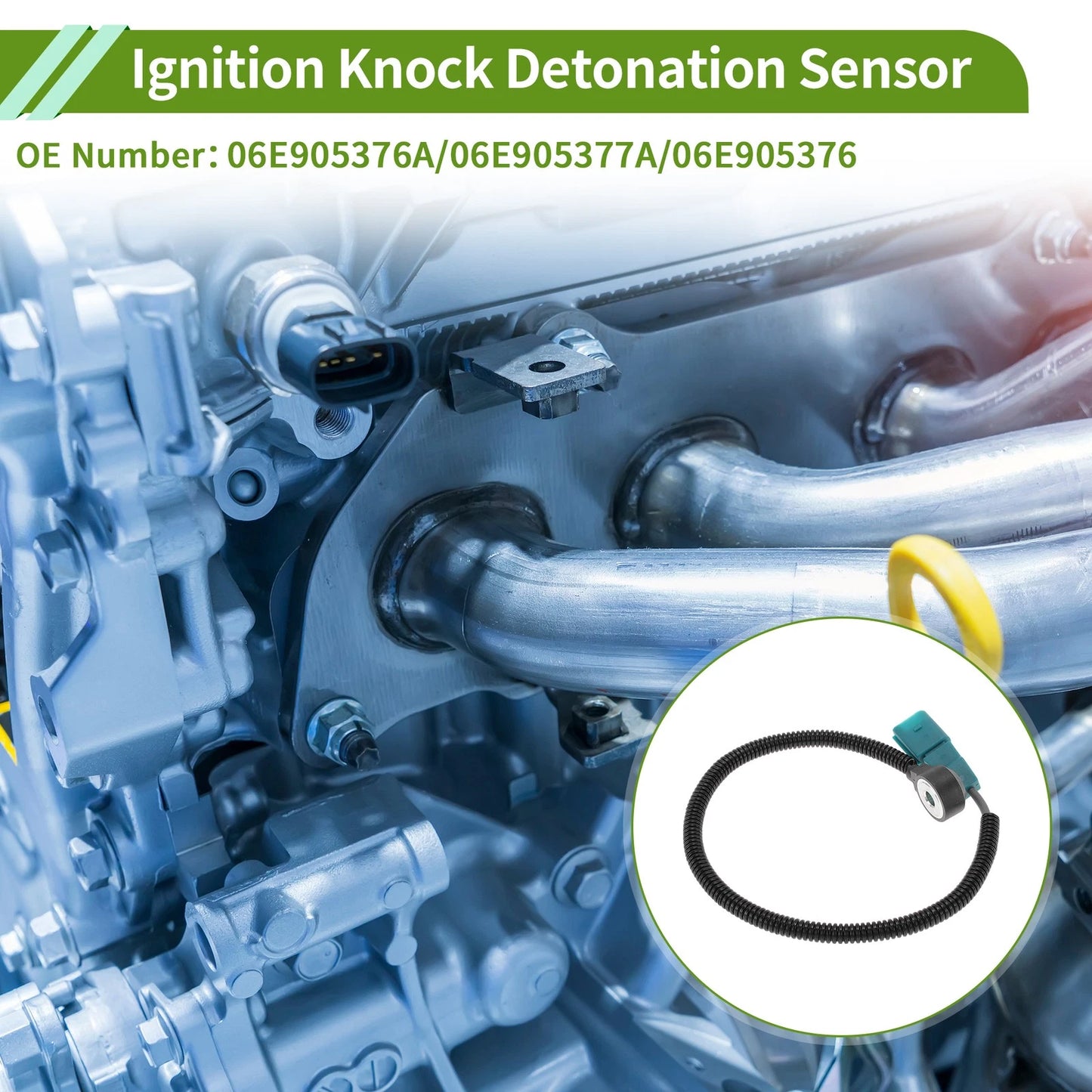 Ignition Knock Sensor No.06E905376A for VW Passat B7 (2011–2015)