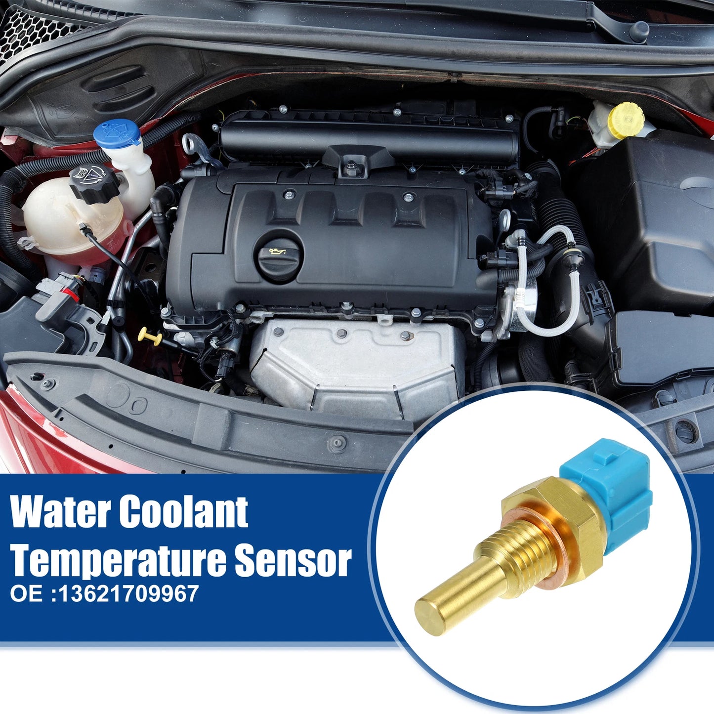 Engine Coolant Water Temperature Sensor for BMW 318i E30 (1984) No. 13621709967