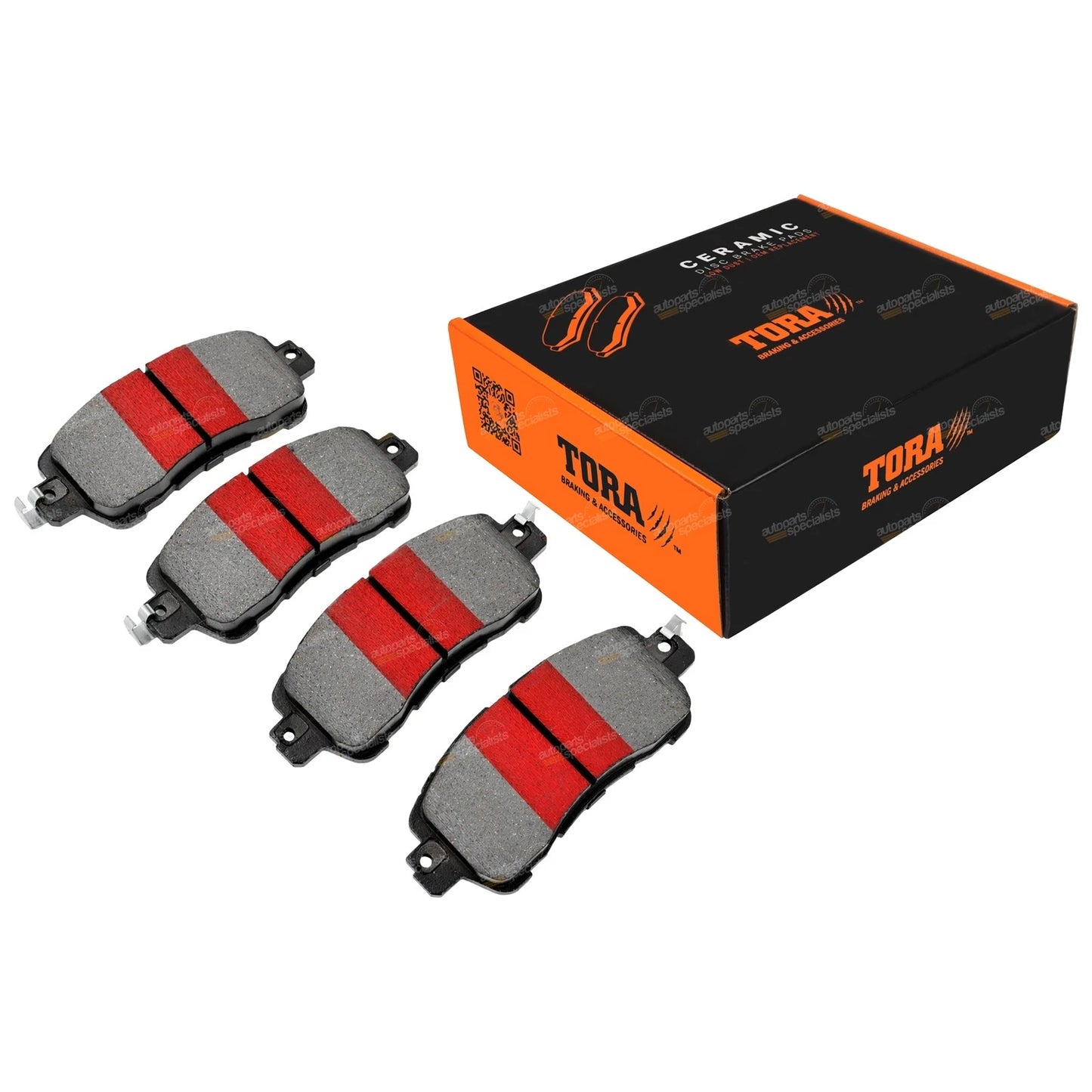 Set of 4 Front Disc Brake Pads for Mazda 2 (2014–2025)