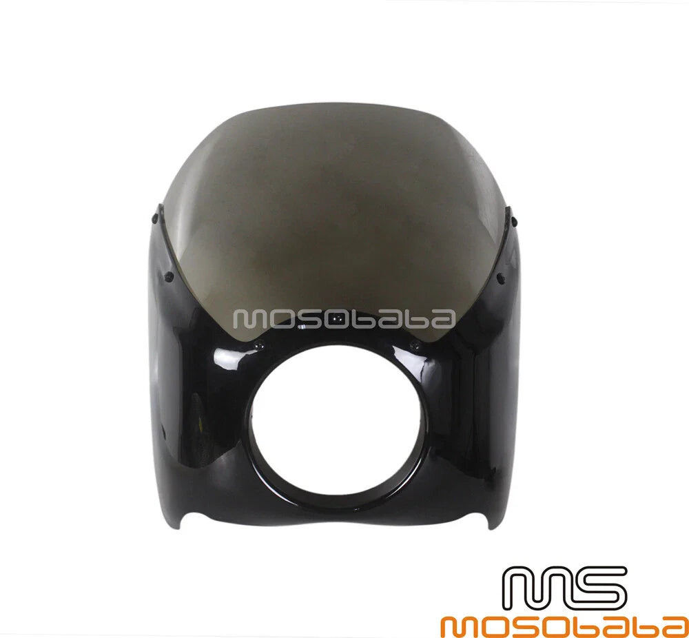 Smoke Headlight Fairing Windshield for Harley Sportster XL883 XL1200 Dyna (2004-2023)