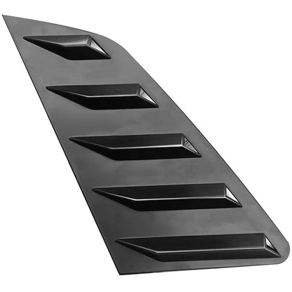 Black Rear Quarter Window Glass Louver Vent for Audi A3 S3