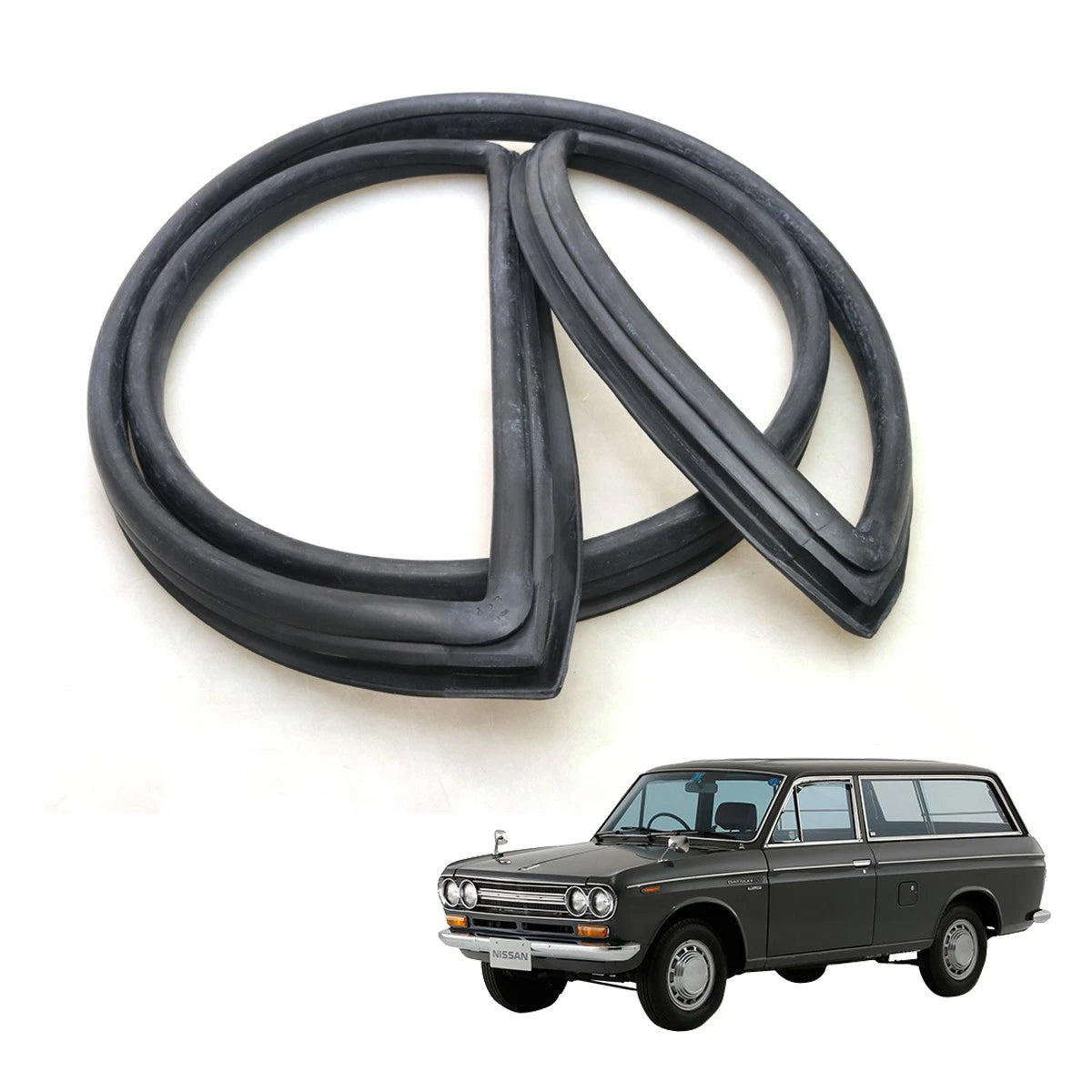 Rear Windshield Weatherstrip Seal for Nissan Datsun 521 Van (1968–1972)