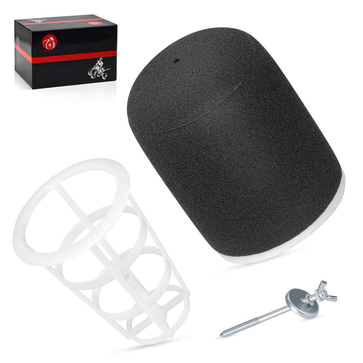 Air Filter Cleaner & Cage Guide Bolt Kit for Yamaha YFZ450R (2009–2024)