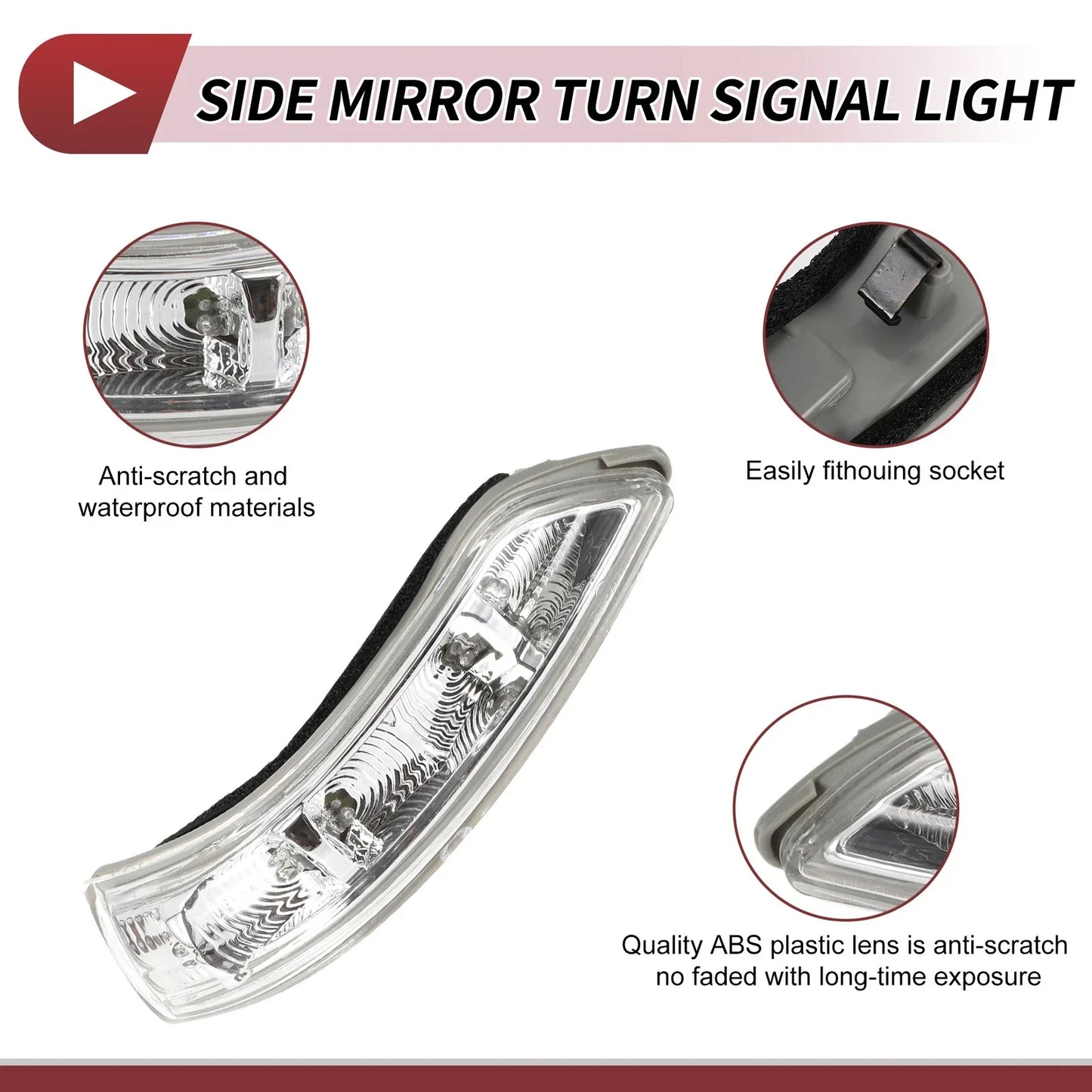 Car Mirror Turn Signal Light for Hyundai Azera 2006-2010 Right LED