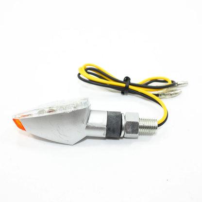 12V LED Indicator Turn Signal Light for Silver PIT Dirt Motorcycle Bike MX