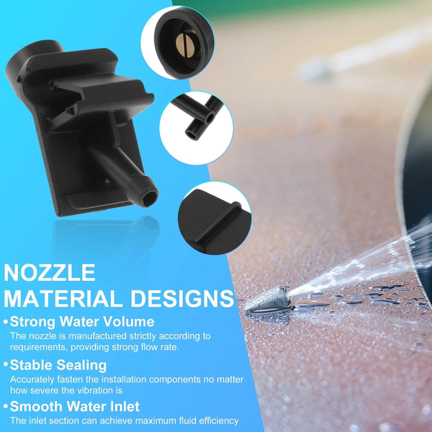 2X Windshield Washer Nozzle Kit for Nissan Altima (289323TA0A)