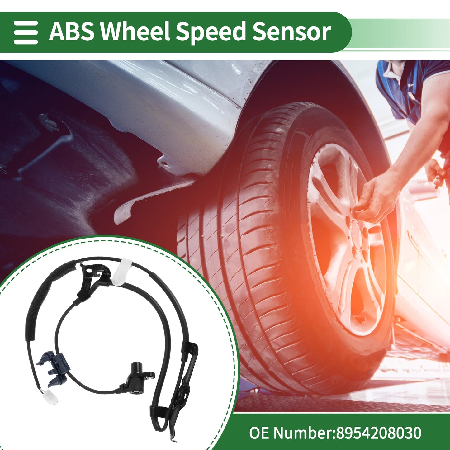 ABS Wheel Speed Sensor No. 8954208030 for Toyota Sienna (2004–2010)