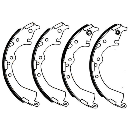 2 x Rear Brake Shoes for Toyota Townace Van (1992–1996)
