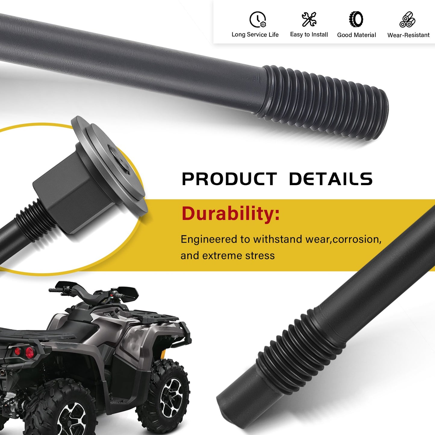 Clutch Stud Kit for Can-Am Outlander Maverick Commander Max 1000 (2016–2023)