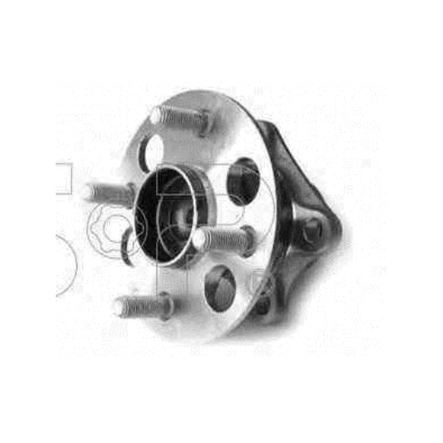 Rear Wheel Bearing Hub Assembly for Toyota Prius C (2012–2017)