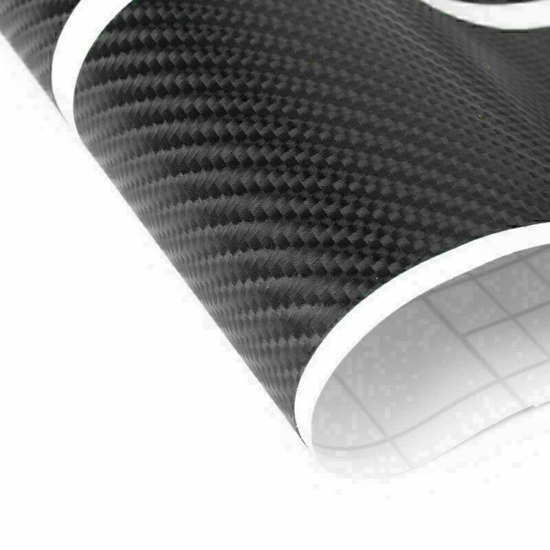 4D Carbon Fiber Car Door Scuff Sill Cover for Dodge Honda