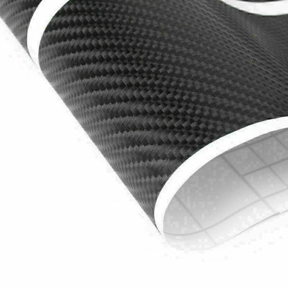 4D Carbon Fiber Car Door Scuff Sill Cover for Dodge Honda