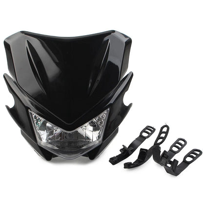 Universal Motorcycle Fairing Headlight Lamp Hi/Lo for Street Fighter (2010–2023)
