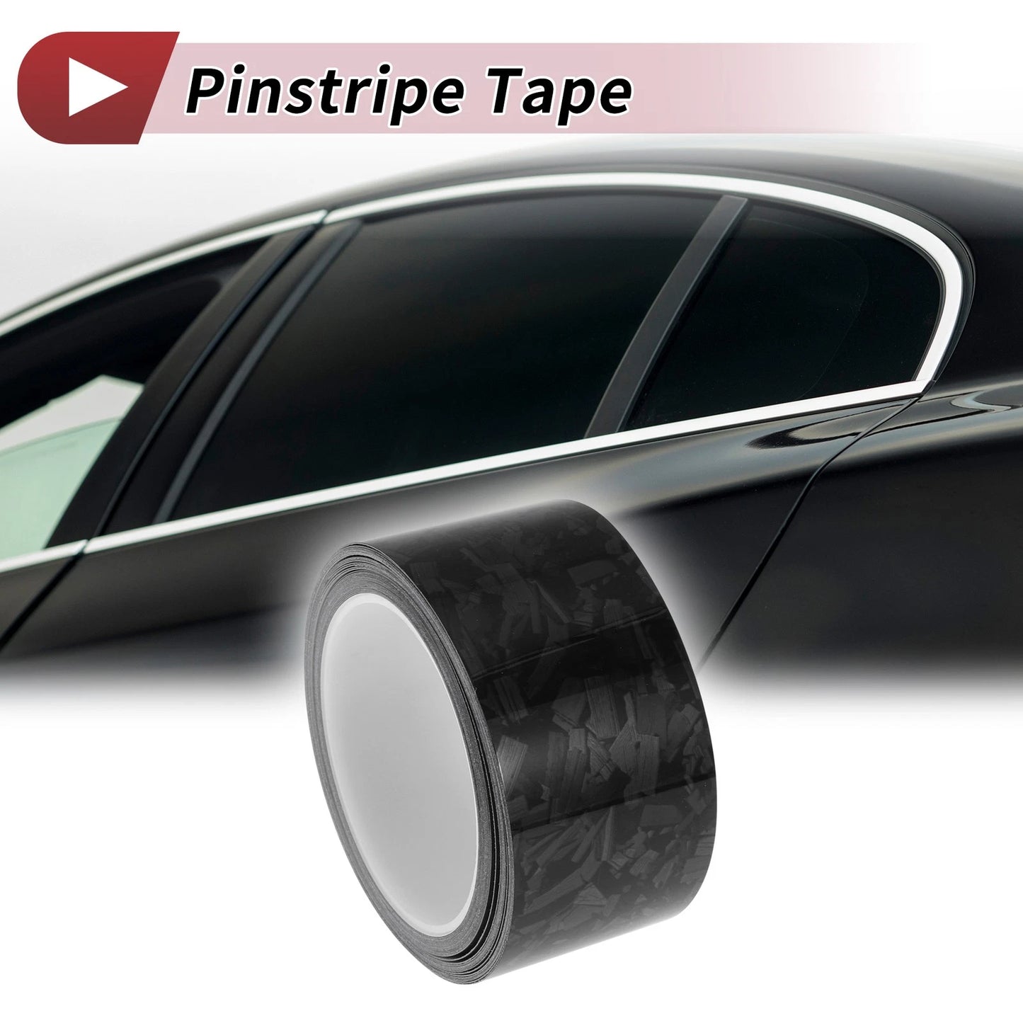 Pinstripe Tape 30mm for Car Motorcycle Boat - Black (Universal)