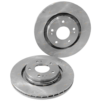 2 Front Disc Brake Rotors for Mitsubishi Legnum (1996–2002)